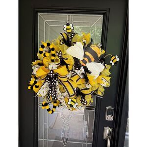 Bee Wreath For Front Door